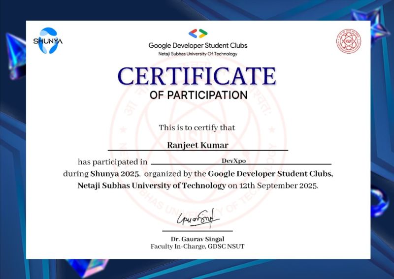 Professional Milestone
